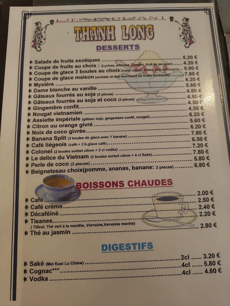 Restaurant Thanh Long - Menu Image 4